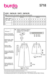 Burda boss n ° 5718: pants