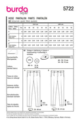 Burda boss n ° 5722: pants