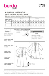 Patron Burda n°5732 : Robe & Blouse
