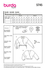 Patron Burda n°5745 : Blouse