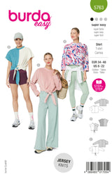 Patron Burda n°5763 : T-shirt