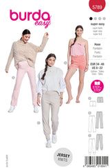 Patron Burda n°5789 : Pantalon