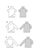 Patron Burda n°5790 : Pull
