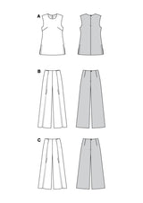 Burda Boss N ° 5793: Pantalones establecidos