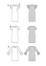 Patron Burda n°5805 : Robe