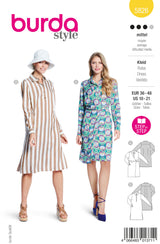 Patron Burda n°5826 : Robe