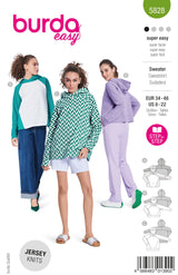 Patron Burda n°5828 : Sweatshirt