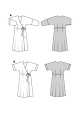 Patron Burda n°5844 : Robe