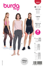 Patron Burda n°5850 : Leggings