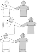 Patron Burda n°5851 : Robe