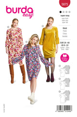 Patron Burda n°5875 : Robe