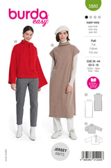 Patron Burda n°5880 : Pull