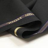 Tissu tailleur en laine noire