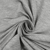 Jersey French Terry Algodón Orgánico Gris Chino