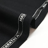 Tissu tailleur 100% laine sergé noir