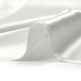 Satin de soie 100% blanc