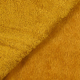 Mustard bamboo sponge fabric sold per meter