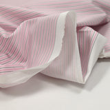Algodón de estampado rosado rosado, blanco y gris
