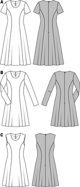 Patron n°6821 : Robe cintrée