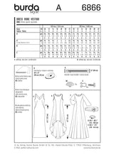 Patron n°6866 : Robe de soirée, Robe chasuble, Transparent