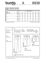 Patron n°6938: Pantalon et short