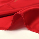 Satin de soie 100% rouge