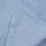 Baby blue bamboo sponge fabric sold per meter