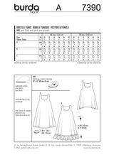 Patron n°: 7390 Robe, tunique