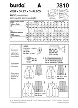 Patron n°7810 : Gilet