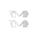 Patron Burda n°5717 : T-shirt