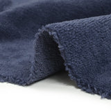 Tissu éponge bambou bleu marine vendu au mètre