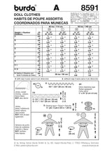Patron n°8591 : Coordonnés