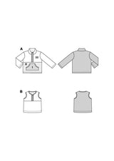 Patron Burda kids n°9183 : Pull
