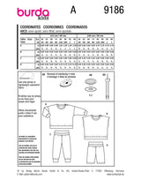 Patron Burda kids n°9186 : Ensemble