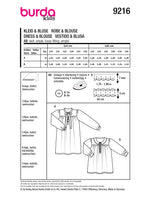 Burda Children's Boss N ° 9216: Vestido y blusa