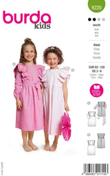 Patron Burda Enfant n°9220 : Robe