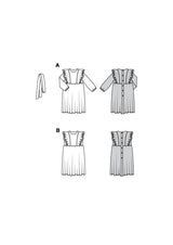 Patron Burda Enfant n°9220 : Robe