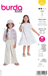 Patron Burda Enfant n°9225 : Robe & Veste