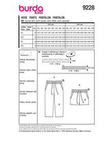 Patron Burda Enfant n°9228 : Pantalon