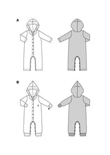 Patron Burda Enfant n°9232 : Combinaison