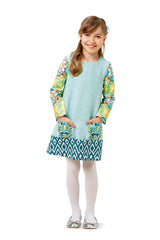 Patron N°9380 Burda : Robe enfant