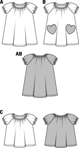 Patron N°9438 : Robe et T-shirt