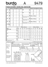 Patron n°9479 : Ensemble bébé