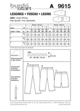 Patron n°9615 : Legging pour enfants