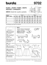 Patron n°9702 : Robe et Veste petite fille