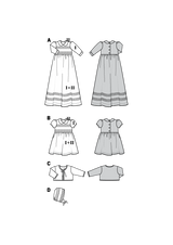 Patron n°9804 : Robe de baptême