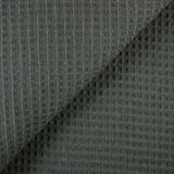 Coton 100% nid d'abeille noir