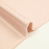 Satin polyester uni Inès beige rosé