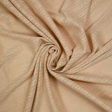 Jersey pointelle 100% coton beige