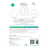 Patron de couture Homme : Veste l'Artiste